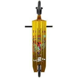 District Pro Scooters Titan Complete Stunt Street Scooter - Intermediate and Beginner Freestyle Scooter for Kids, Teens, and Adults of Any Age