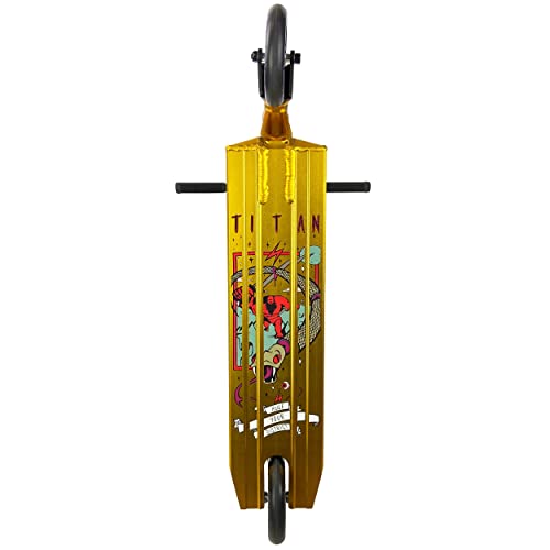 District Pro Scooters Titan Complete Stunt Street Scooter - Intermediate and Beginner Freestyle Scooter for Kids, Teens, and Adults of Any Age