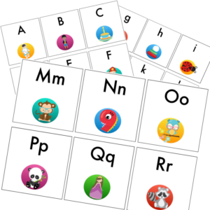 alphabet flash cards 3 set bundle - ages 2 - 6 - preschool to kindergarten - abc, uppercase, lowercase, mixed case