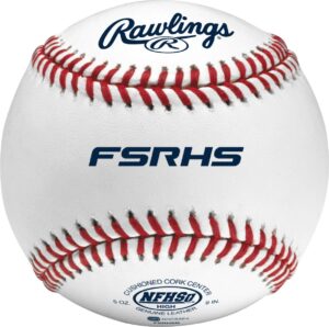 rawlings | flat seam high school baseballs | game/practice use | nocsae stamp | 12 count