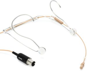 shure duraplex omnidirectional headset microphone, mtqg connector, tan (dh5t/o-mtqg)