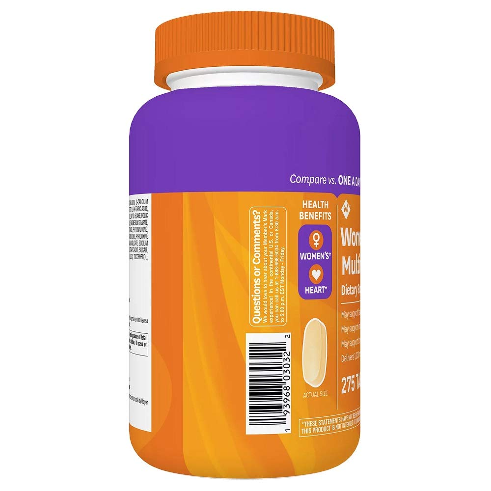 Members Mark Women's Daily Multivitamin (275 Count)