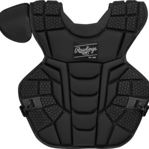 Rawlings | MACH Catcher's Chest Protector | Baseball | Intermediate | Black/Black