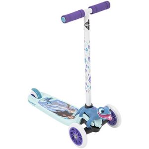 Huffy Disney Frozen 3D Tilt 'n Turn 3-Wheel Scooter, Sea Crystal Blue