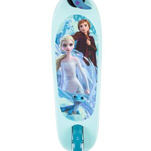 Huffy Disney Frozen 3D Tilt 'n Turn 3-Wheel Scooter, Sea Crystal Blue