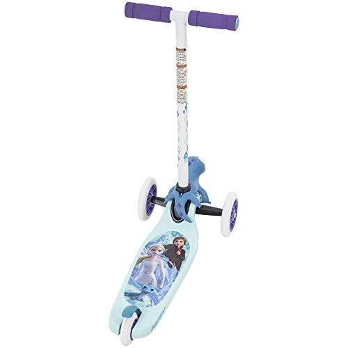 Huffy Disney Frozen 3D Tilt 'n Turn 3-Wheel Scooter, Sea Crystal Blue