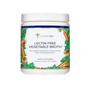 gundry md® lectin free vegetable broth, 30 servings