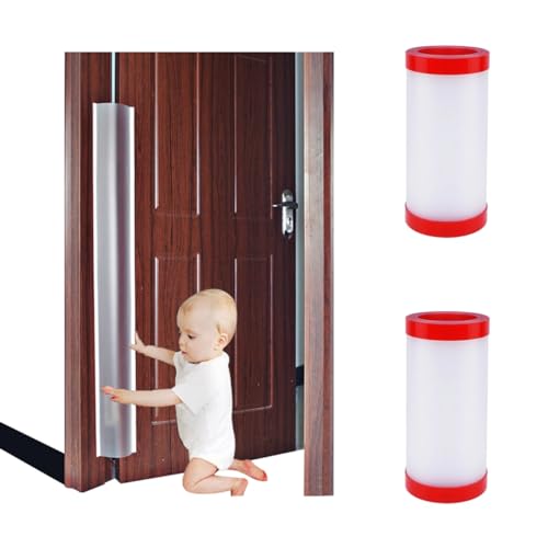 2 PCS Door Jam Shield Finger Pinch Guard for Baby Proofing, Kids, Door Pinch Guard, Cover Pinch Guard for 90 & 180 Degree Doors Frame & Baby Gate. 47.2" H, 6.7" W. 2 Pieces Set | Junesisters (2)