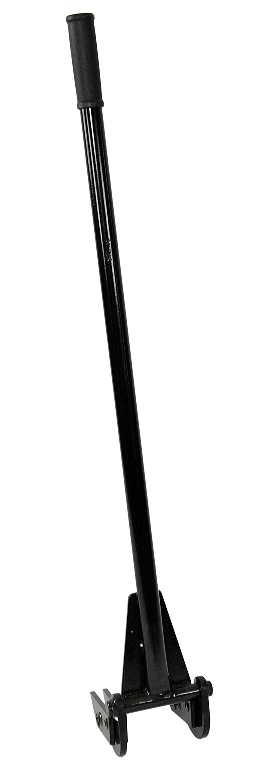 HOME-X Heavy-Duty Pallet Buster with Rotating Head, 45-Inch Powder-Coated Steel with Rubber Handle, No Assembly Required, 45" L x 6" W x 1 ¼ " H, Black