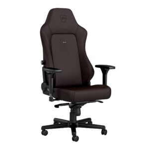 noblechairs hero gaming chair/office chair with lumbar support, pu hybrid leather, java edition