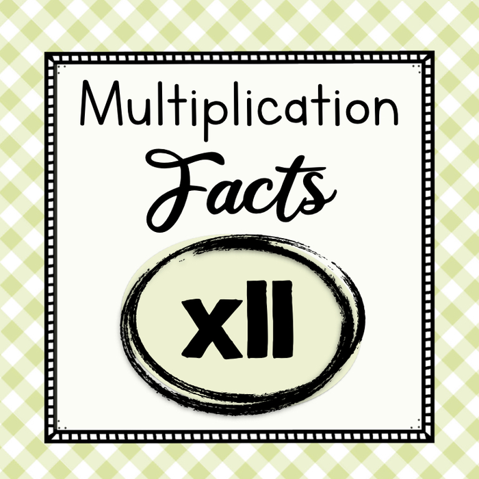 Multiplication Facts - 11 Times Tables