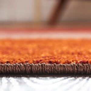 Unique Loom Autumn Collection Area Rug - Providence (6' 1" x 9' Rectangle, Multi/ Beige)