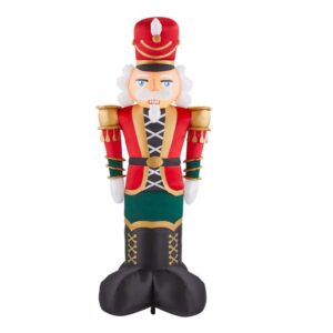 home accents holiday 8 ft. giant-sized nutcracker christmas inflatable