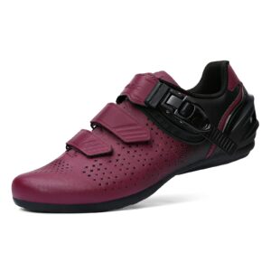 santic womens cycling shoes road bike shoes indoor cycling shoes road cycling shoes wine red