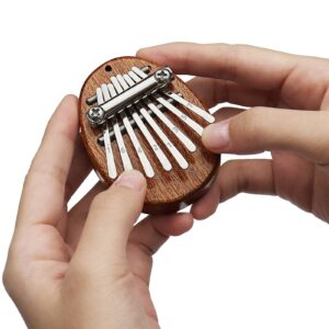 REGIS Kalimba 8 Key exquisite Finger Thumb Piano Marimba Musical good accessory Pendant Gif (Bronze)