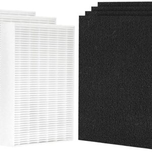 HPA300 HEPA Filter R for Honeywell HPA300 Replacement Filters - 3 HPA300 Filters & 4 Pre-Cut Pre-Filters Compatible with Honeywell Filters R and HRF-R3, HRF-R2, HRF-R1, HRF-AP1