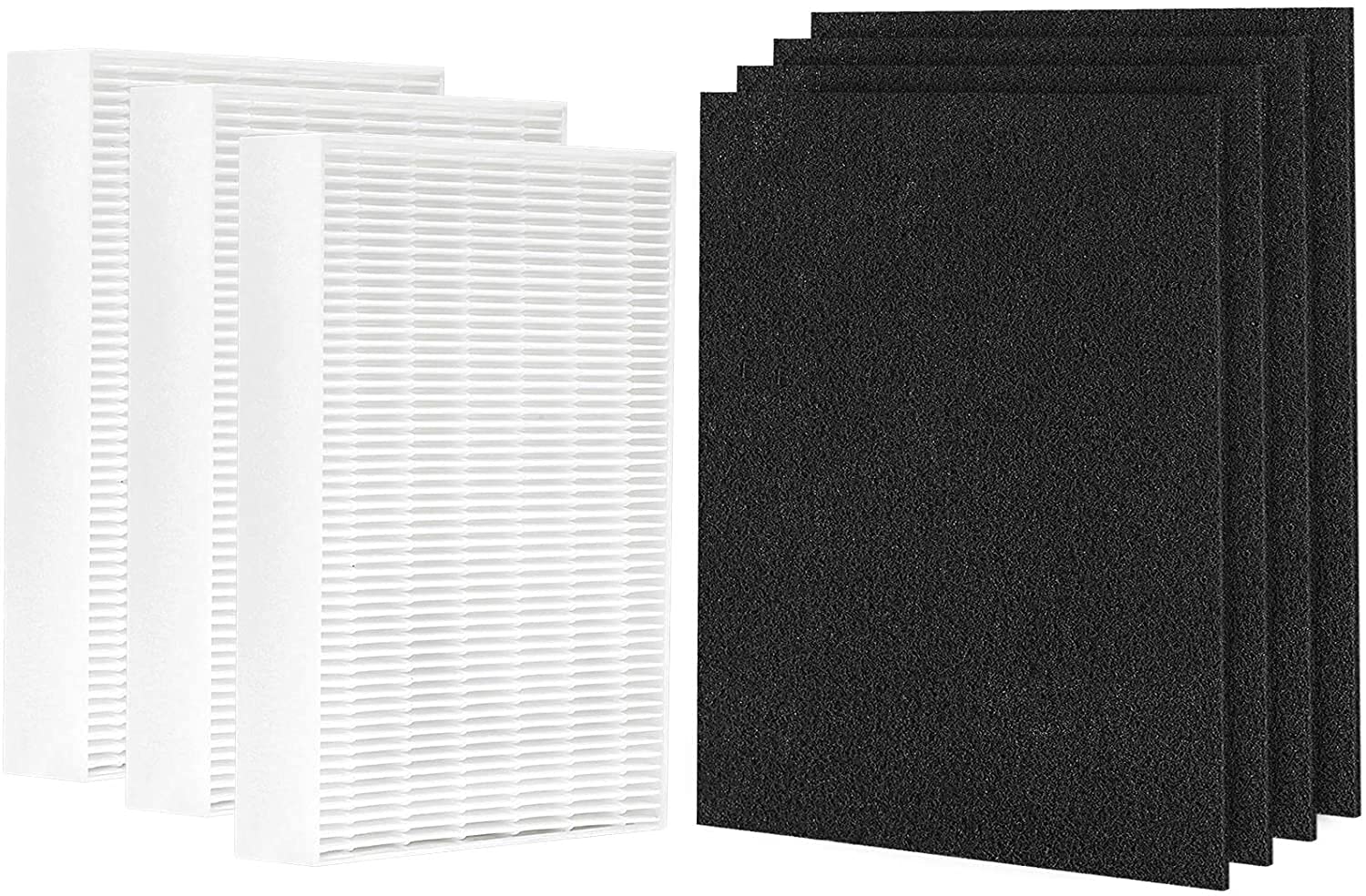 HPA300 HEPA Filter R for Honeywell HPA300 Replacement Filters - 3 HPA300 Filters & 4 Pre-Cut Pre-Filters Compatible with Honeywell Filters R and HRF-R3, HRF-R2, HRF-R1, HRF-AP1