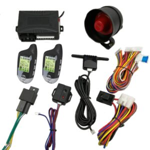 carbest vehicle security paging car alarm 2 way lcd sensor remote engine start system kit automatic | car burglar alarm system
