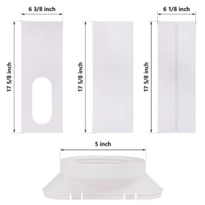 A-KARCK Window Seal Plates Kit for Air Conditioners, Adjustable Length Window Vent Kit for Sliding Windows, Suitable for 5.9 Inch Exhaust Hose