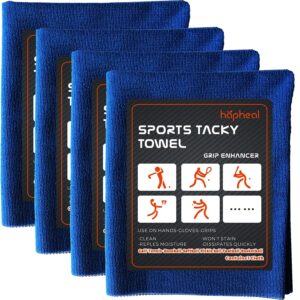 hapheal tacky towel grip enhancer- perfort for tennis,pickle ball,base ball,golf,football,basketball