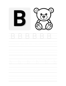 tracing alphabet letters: handwriting practice worksheets for kindergarten and up