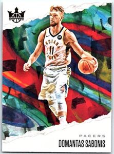 2019-20 panini court kings basketball #31 domantas sabonis indiana pacers official nba trading card from panini america