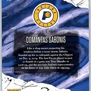 2019-20 Panini Court Kings Basketball #31 Domantas Sabonis Indiana Pacers Official NBA Trading Card From Panini America