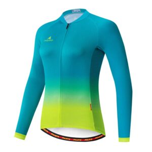 women's cycling jersey long sleeve bike jacket biking shirt quick dry breathable mountain bicycle clothing