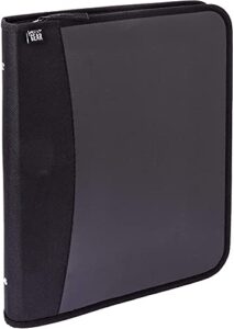 zipper binder 1 1/2" (black)
