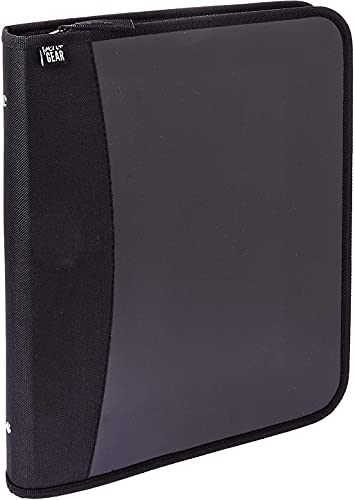 Zipper Binder 1 1/2" (Black)