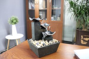 warm garden relaxation fountain indoor fountain metal like fountains fountain for interior decoration tabletop fountains