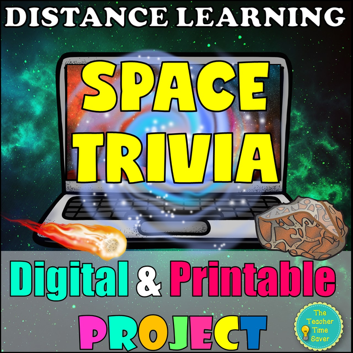 Space Digital Trivia Board Project Activity