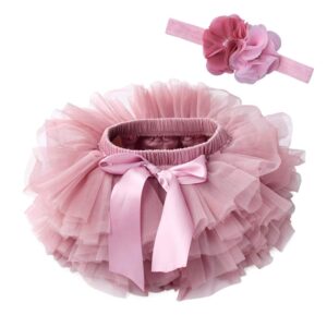 anbaby baby girls tutu bloomers toddler tutu skirt diaper cover and lace headband set bean sand l