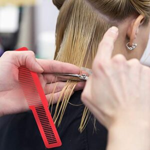 10 Pieces Hair Cutting Comb Fine Tooth Styling Comb Barber Styling Hair Comb Clipper Cutting Comb for Home Salon Barber (Eye-catching Colors)