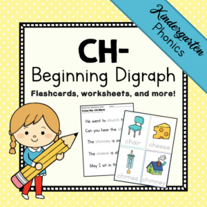 ch beginning digraph phonics