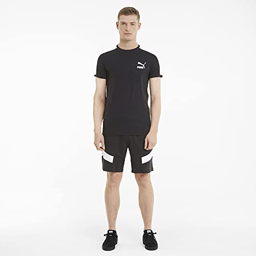 PUMA mens Iconic T7 Tee T Shirt, Black, X-Large US