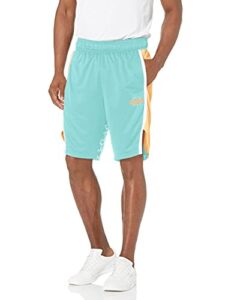 puma mens curl shorts, elektro blue, xx-large us