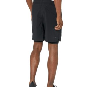 PUMA mens Run Favorite 7" Woven 2in1 Shorts, Puma Black, X-Large US