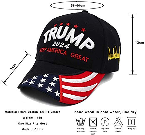 Rivanoer Trump Hat Trump Merchandise Trump 2024 Hat Take America Back Hat Embroidery MAGA Adjustable Baseball Cap