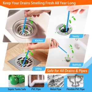 Drain Sticks Drain Cleaner Sticks Drain Stix DrainStix Drain Cleaner and Sticks Non-Fragile for Preventing Clogs Odor Sink Pipe Cleaning Sticks for Drains As Seen On TV