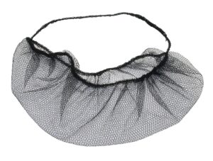 a+ design disposable nylon honeycomb royal beard protector nets, latex free (black 100 pieces)
