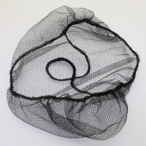 A+ DESIGN Disposable Nylon Honeycomb Royal Beard Protector nets, Latex Free (Black 100 pieces)