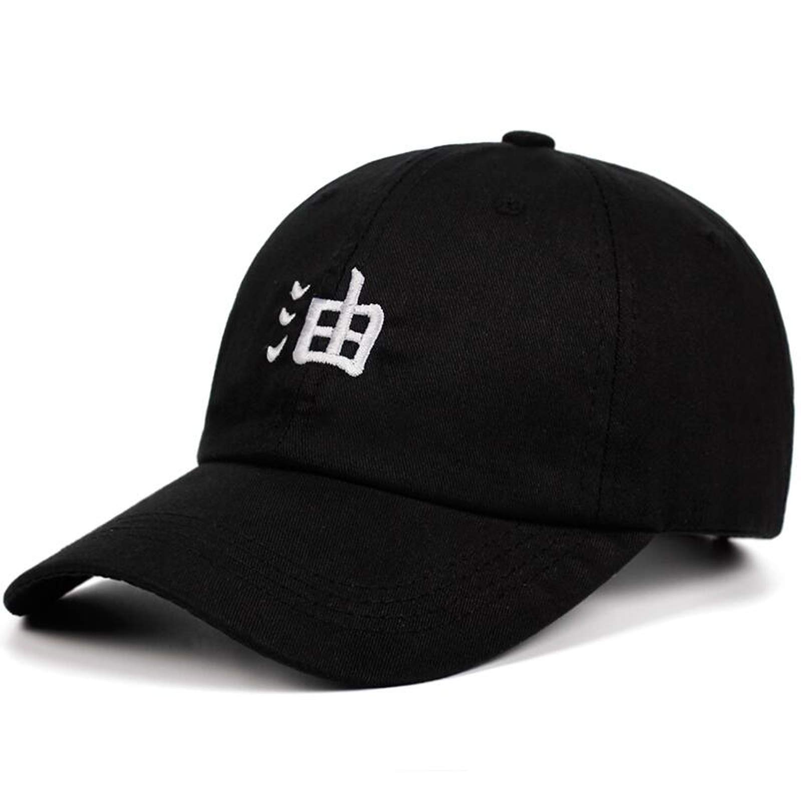 BEABA Jiraiya Adjustable Dad Hat Embroidery Baseball Cap Ero-Sennin Anime Lovers Snapback Caps(Black)