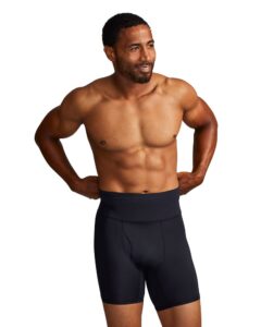 tommie copper men's pro-grade lower back support undershorts - black, large