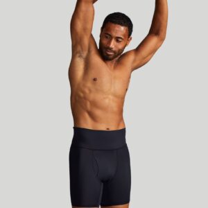 Tommie Copper Men's Pro-Grade Lower Back Support Undershorts - Black, Large