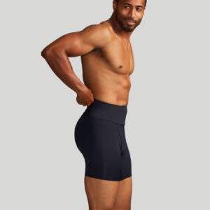 Tommie Copper Men's Pro-Grade Lower Back Support Undershorts - Black, Large