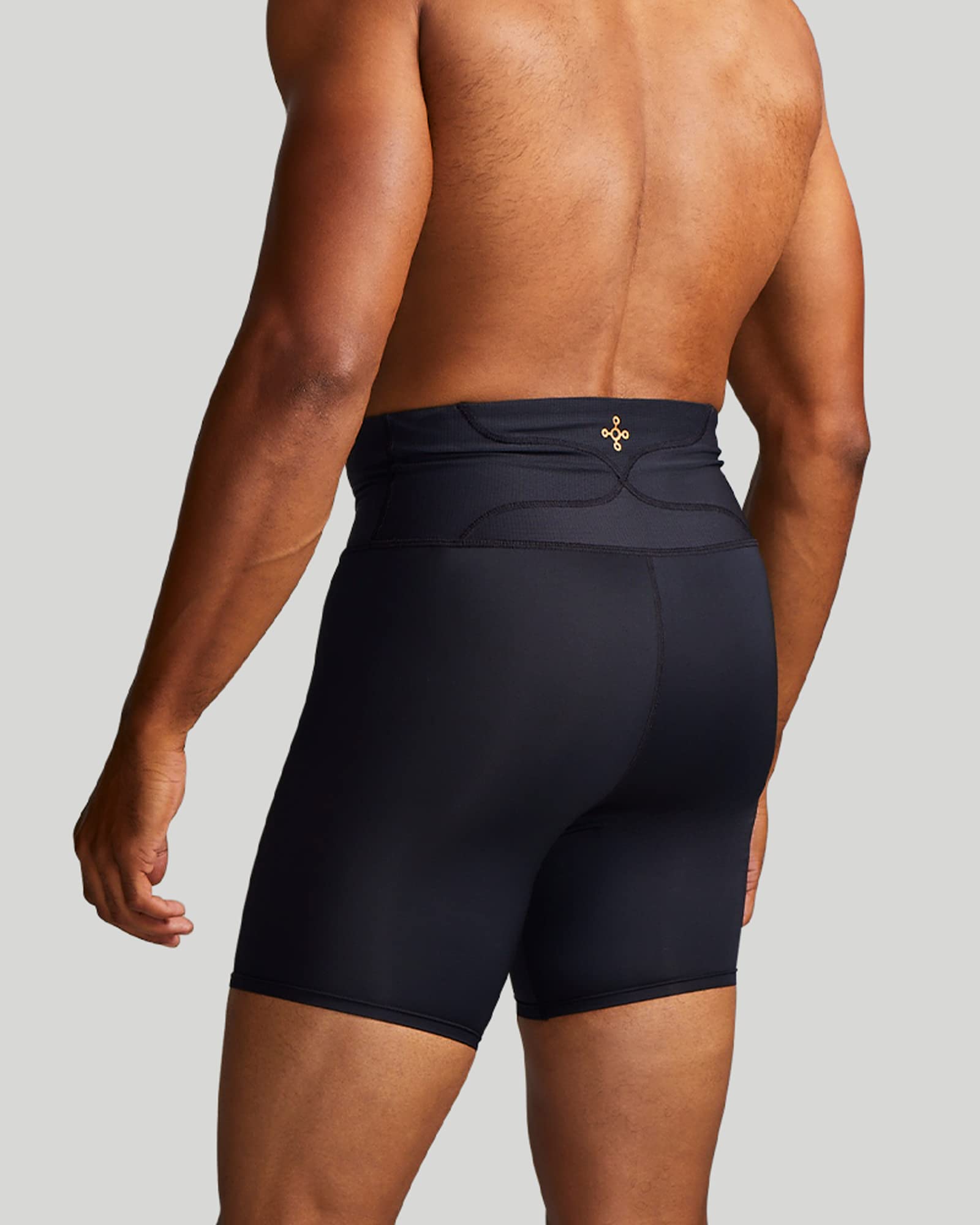 Tommie Copper Men's Pro-Grade Lower Back Support Undershorts - Black, Large