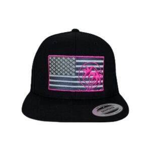 niceride baseball cap – strong snapback hat (neon pink)