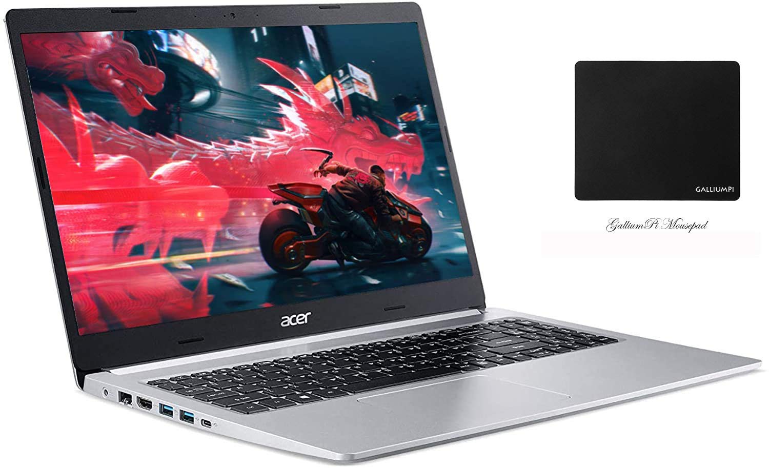 acer Newest Aspire 5 15.6" FHD Laptop, Intel Dual Core i3 CPU, 8GB DDR4 RAM, 128GB PCIe SSD, WiFi 6, Windows 11 Bundle with GalliumPi Accessories