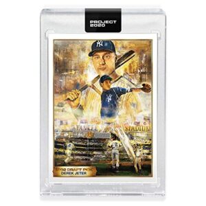 2020 topps project 2020#82 derek jeter by andrew thiele
